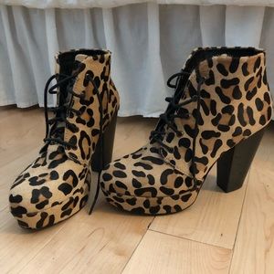 Steve Madden Cheetah Booties
